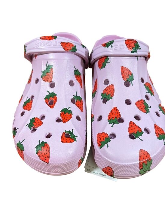 Crocs Men\'s NEW Baya Strawberry Ballerina Pink Size 13 Clog #B1819 main image 6